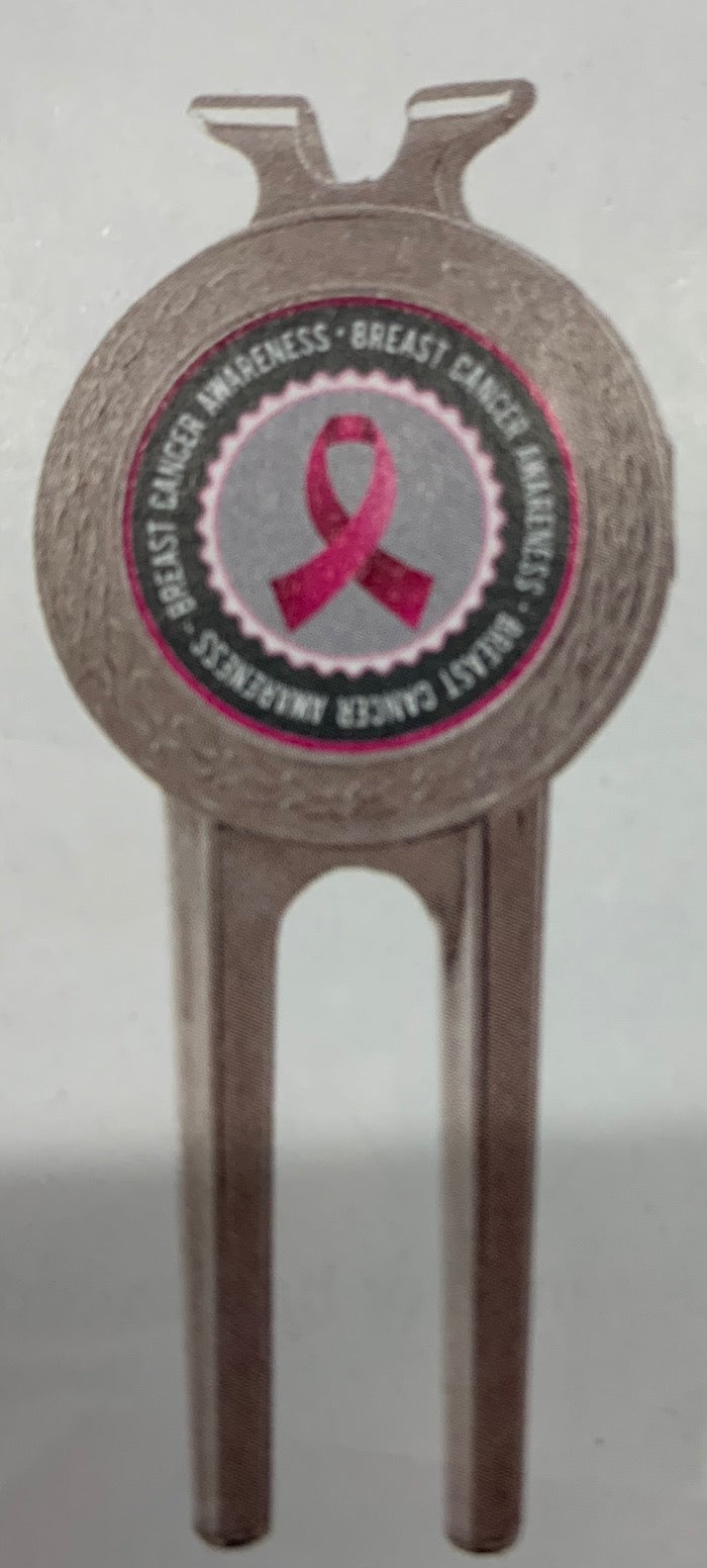 Silver Divot Repair Tool